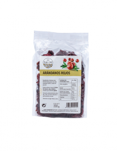 Arandano Rojo Deshidratado 200 Gramos Int Salim