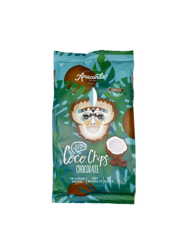 Chips de coco con cacao Bio 30g Anaconda