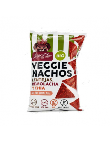 Nachos Veggie Lenteja remolacha y chia Bio 125g Anaconda