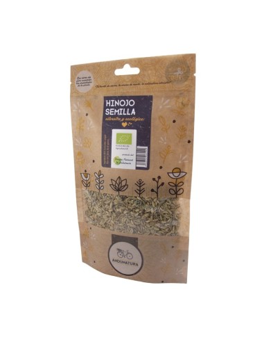 Hinojo silvestre (semillas) bio bolsa 60 g Andunatura