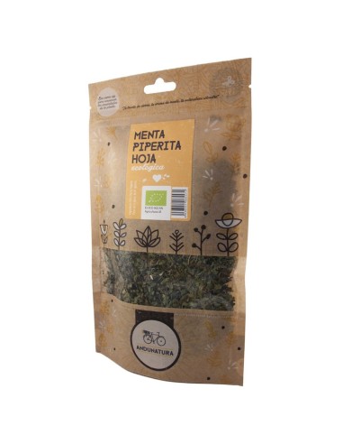 Menta piperita (hoja) bio bolsa 25 g Andunatura