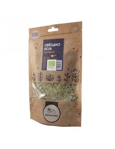 Oregano hojas bio bolsa kraft 20g Andunatura