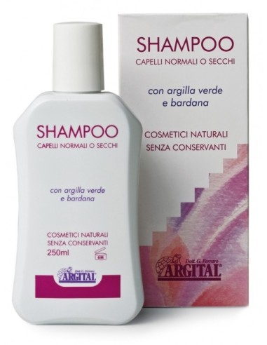 Champú con enebro y bardana para cabello seco bio 250ml Argi