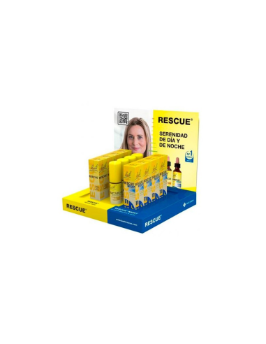 Expositor sobremesa rescue remedy 12 unidades Bach