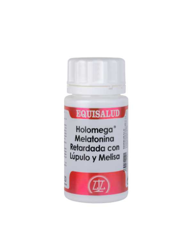 Holomega Melatonina Retardada Con Lúpulo Y Melisa 50 Cáp. de Equisalud