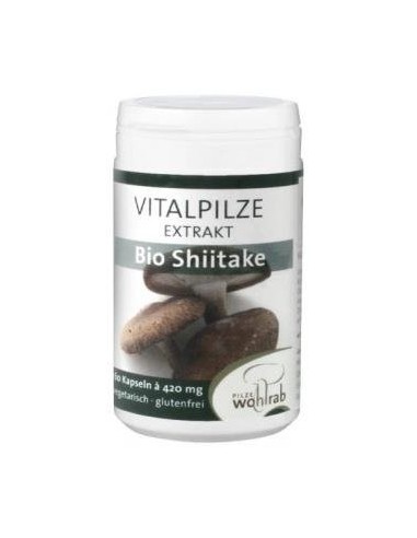 Shiitake Bio 60Cap. de Pilze Wolhrab