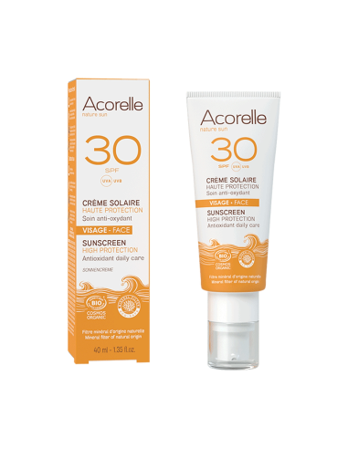 Crema Solar Facial Spf30 40 Mililitros Acorelle