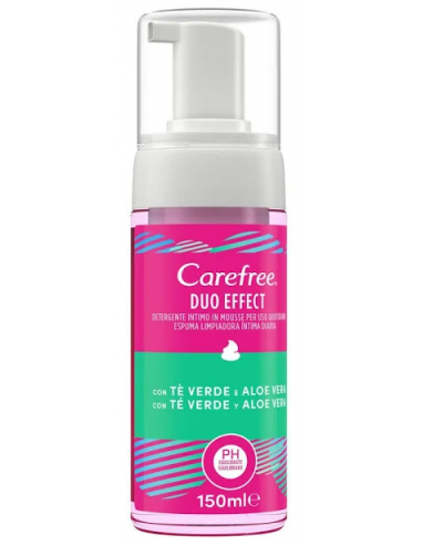 Carefree Espuma Limp. Intima Te Verde+Aloe 150 Mililitros Carefree