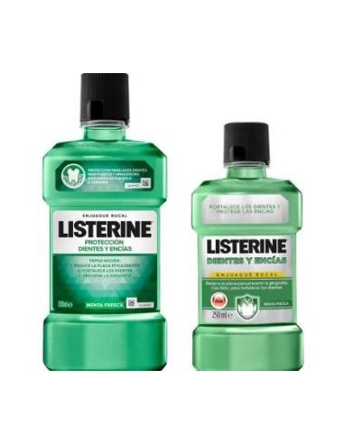 Listerine Dientes Y Encias 500+250 Mililitros Listerine