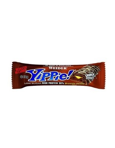 Yippie Weider Barritas Brownie-Vainilla 12Ud. 45Gr de Weider