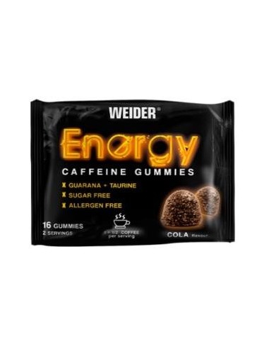 Weider Energy Caffeine Cola 16Gummies de Weider