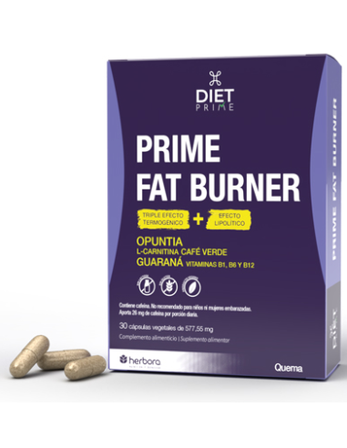 Prime Fat Burner 60 Capsulas Vegetales de Herbora