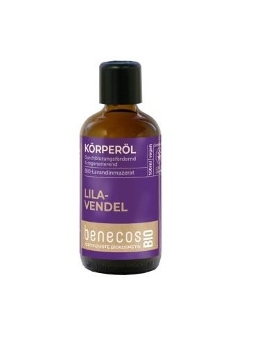 Aceite Corporal Lavanda 100 Mililitros Bio Vegano Benecos