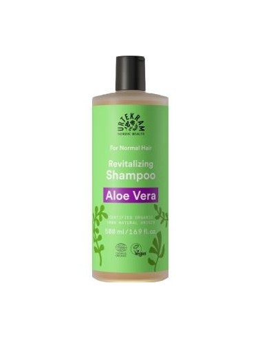 Champu Aloe Vera Cabello Normal 500 Mililitros Eco Ve Gan Urtekram