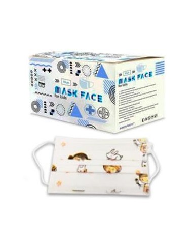 Mascarilla Higienica Infantil 3Capas Caja 50 Unidades Mascarillas