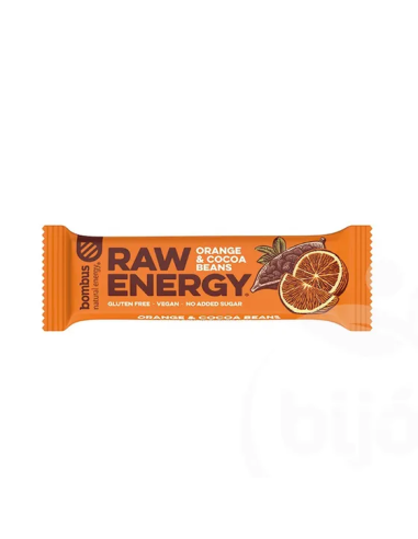 Bombus Raw Energy Naranja 20Barritas Santiveri