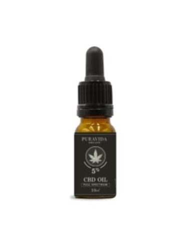 Cbd Oil Full Spectrum 5% 500Miligramos 10 Mililitros Puravida Organic