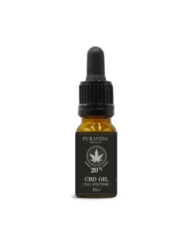 Cbd Oil Full Spectrum 20% 2000Miligramos 10 Mililitros Puravida Organic