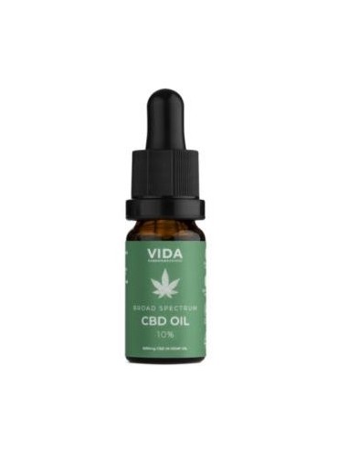 Cbd Oil Full Spectrum 10% 1000Miligramos 10 Mililitros Puravida Organic