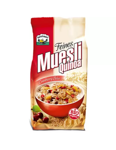 Muesli Cranberry Blue Quinoa 450 Gramos Bio Barnhouse