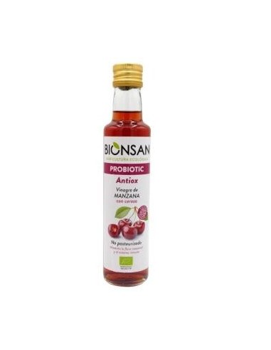 Probiotic Antiox Vinagre Manzana Con Cereza 250 Mililitros Bionsan