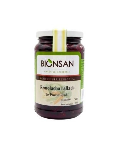 Remolacha Roja Rallada De Proximidad 345 Gramos Eco Bionsan