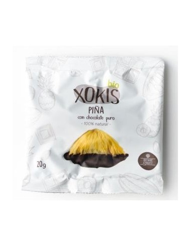 Xokis Piña Deshidratada Chocolate Puro 15Ud Bio de Botanic&Fruits