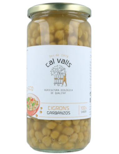 Garbanzo Cocido 450 gramos Eco de Cal Valls