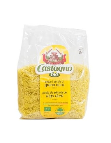 Fideos Finos De Trigo Duro 500 gramos Eco de Castagno