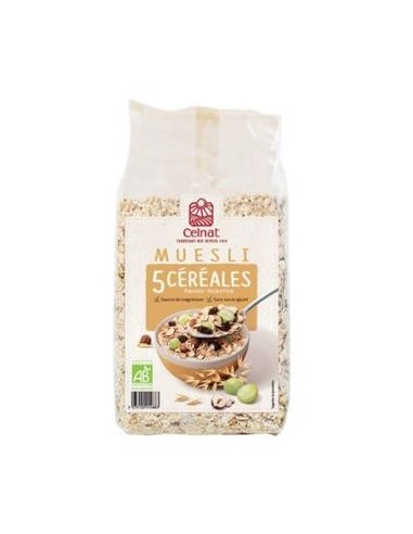 Muesli 5 Cereales 500 Mililitros Bio Celnat