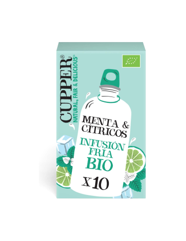 Menta Y Citricos Infusion Fria 10  Bolsitas. Bio Cupper