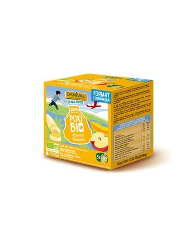 Pack 8 Smoothies De Platano, Bio 720 G de Danival