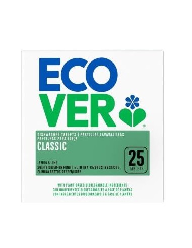 Lavavajillas Maquina Classic 25Tabletas. Eco de Ecover