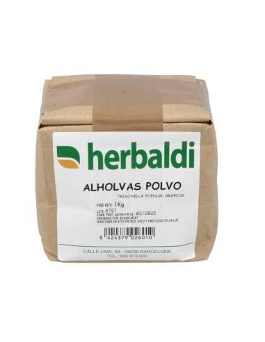 Hierba Alholvas Polvo 1 Kilo Herbaldi