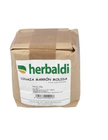 Semillas De Lino Marron Molido 1 Kilo Herbaldi