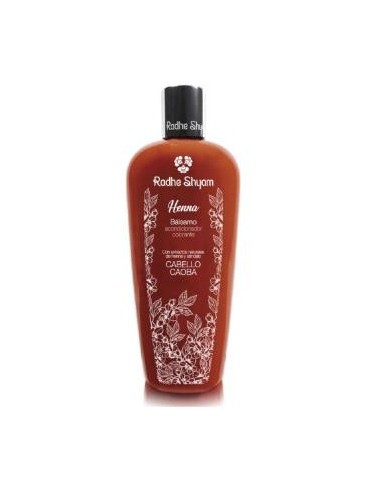 Balsamo Acondicionador Henna Color Caoba 400 Ml de Radhe Shyam