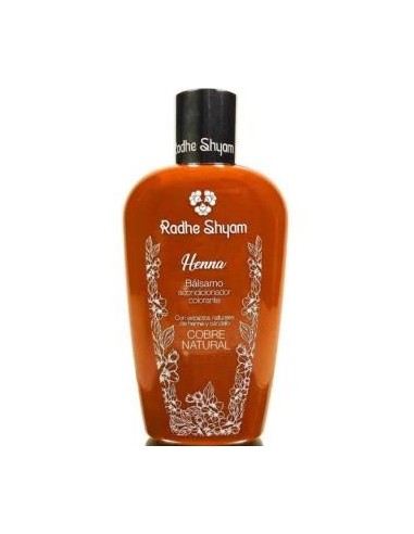 Balsamo Acondicionador Henna Color Cobre 250 Ml de Radhe Shyam