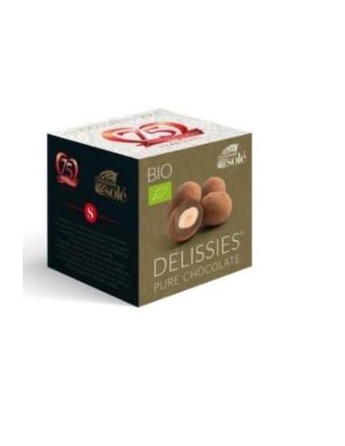 Delissies Chocolate Con Almendra Tostada 80 Gramos Bio Chocolates Sole