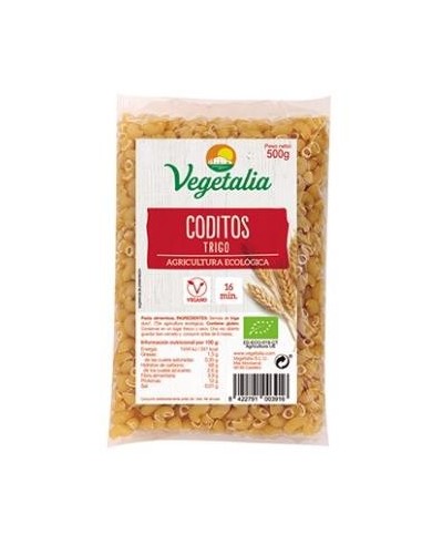 Coditos De Trigo Blancos 500 gramos Bio de Vegetalia