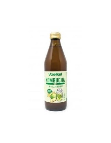 Kombucha Lima Y Jengibre 330 Mililitros Bio Voelkel