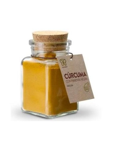 Curcuma Y Pimienta Negra Polvo Especia  90Gr Eco Naturcid