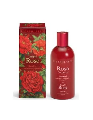 Rosa Purpurea Gel De Baño 250 Mililitros L´Erbolario