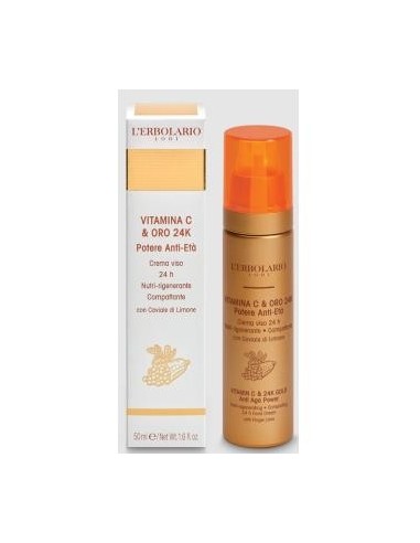 Vitamina C Oro Crema Antiedad 50 Mililitros L´Erbolario