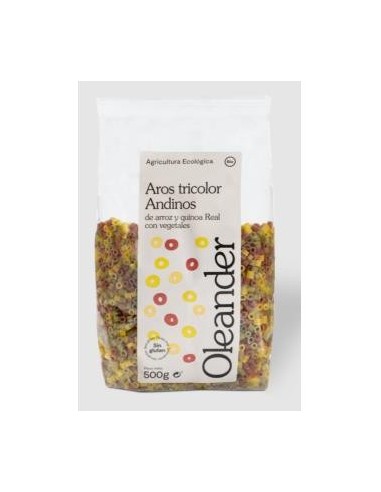 Aros Tricolor Andinos Arroz-Quinoa 500Gr. de Oleander