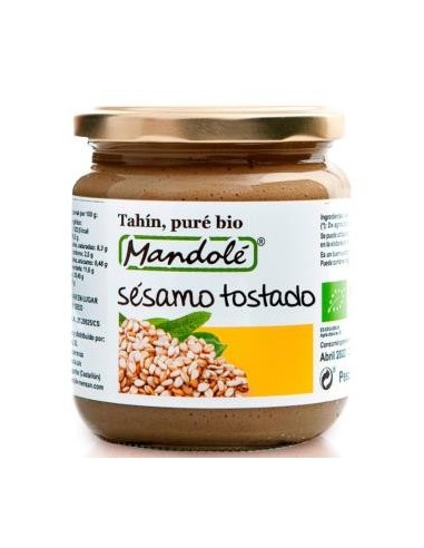 Pure De Sesamo Tostado 675 Gramos Bio Mandole