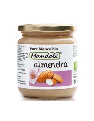 Pure De Almendra Blanco 325 Gramos Bio Mandole