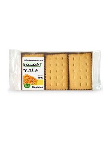 Galletas De Maiz Desayuno 160 Gramos Bio Sg Mandole