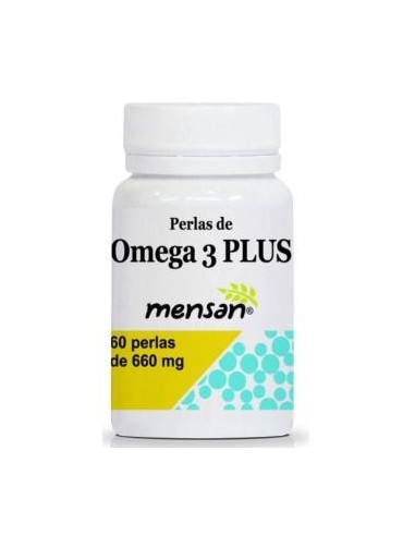 Omega 3 Plus +Dha 600Mg 60 Perlas. Mensan