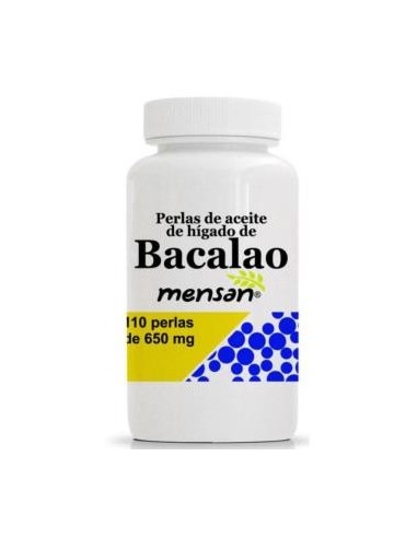 Aceite De Higado De Bacalao 650Mg 110 Perlas. Mensan