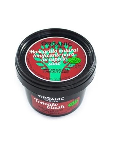 Tomato Blush Mascarilla Facial Tonificante 100 Mililitros Organic Kitchen